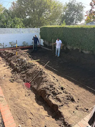 Castillo Groundworks recent landscape project — Los Angeles