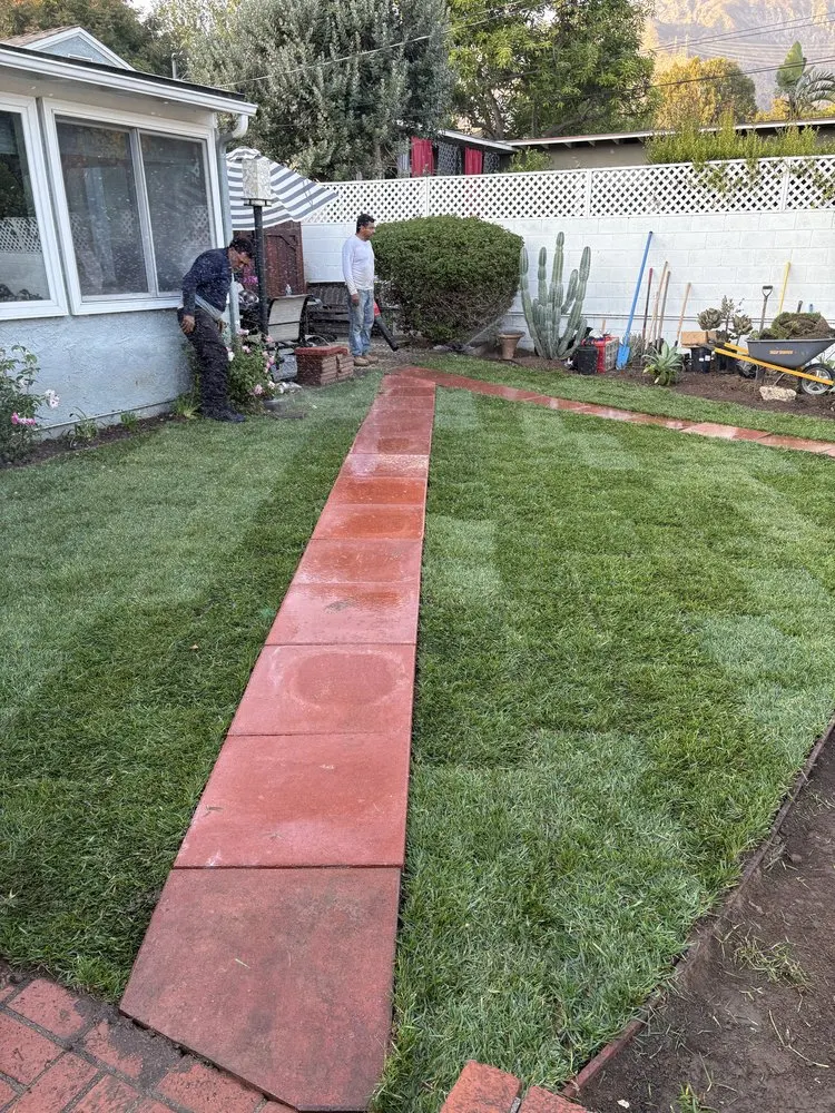 Castillo Groundworks recent landscape project — Los Angeles